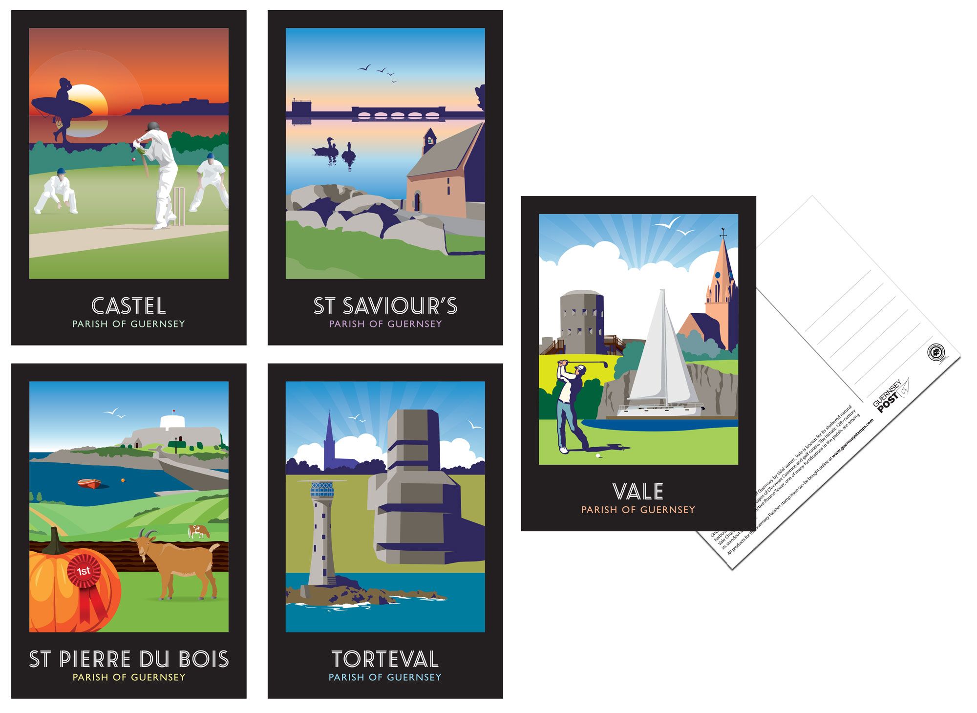 Guernsey Parishes Postcards